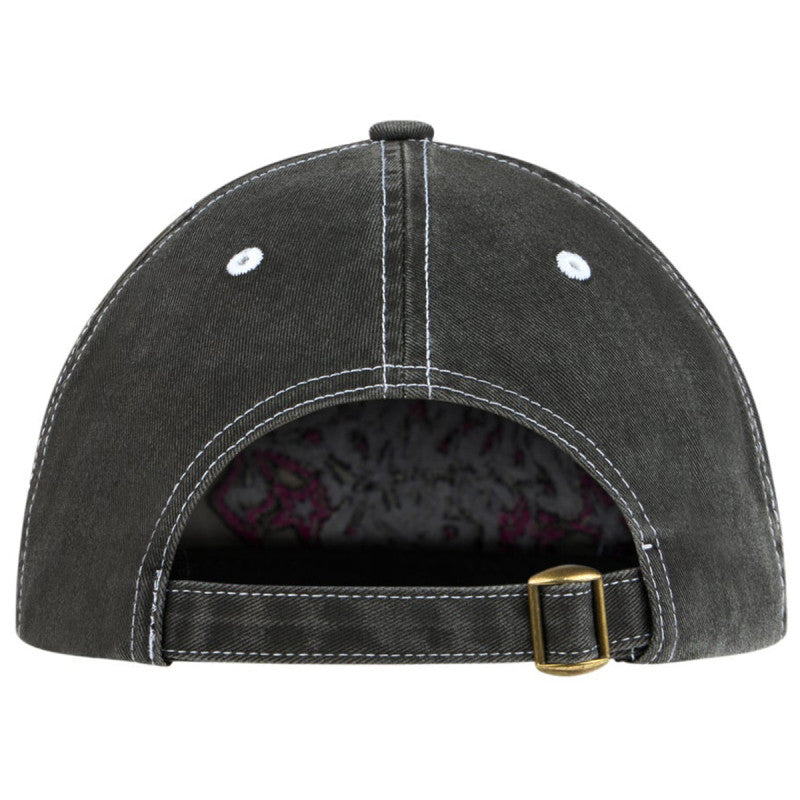 Rassvet 6 Panel Cap Sand Brushed Twill Washed Woven Black
