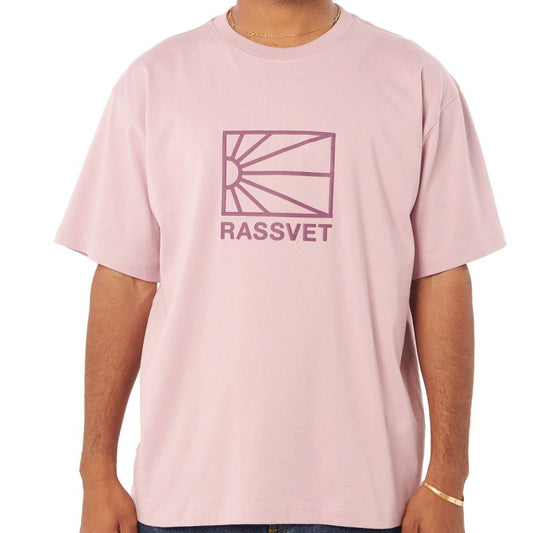 Rassvet Big Logo Knit T-Shirt Pink