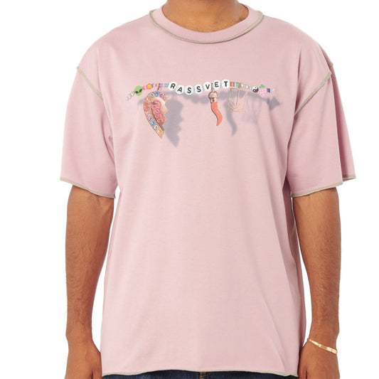 Rassvet Bracelet Knit T-Shirt Pink