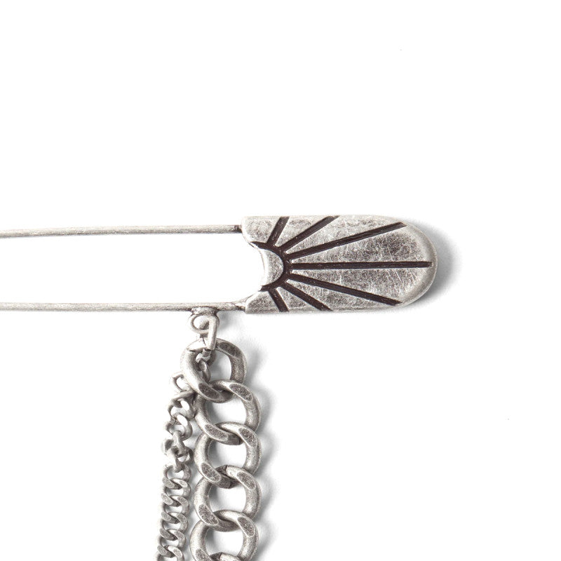 Rassvet Brooch Metal Antique Silver