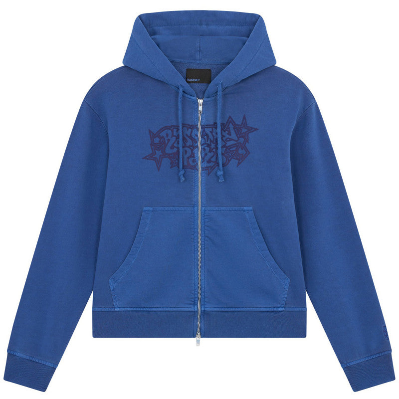 Rassvet Buff Hooded Knit Sweater Navy