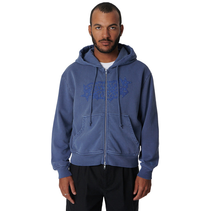 Rassvet Buff Hooded Knit Sweater Navy