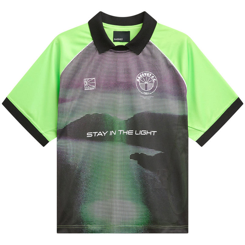シャツ RASSVET FC FOOTBALL SS Rassvet FC Football Jersey Woven Lime Green – Sparky Online Store