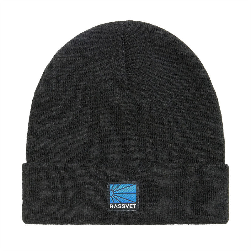 Rassvet Logo Beanie Knit Black