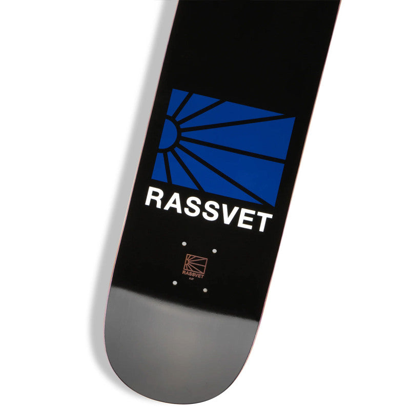 Rassvet Logo Skateboard Deck Wood Mold Black 8.37