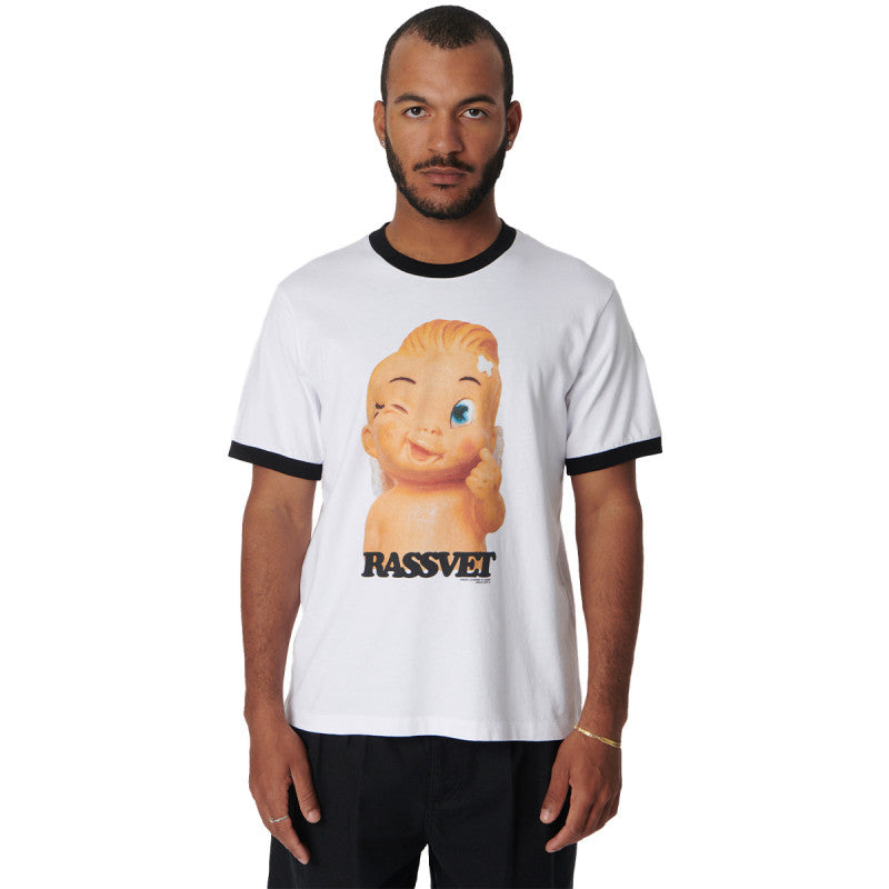 Rassvet Merci Ringer T-Shirt Knit White