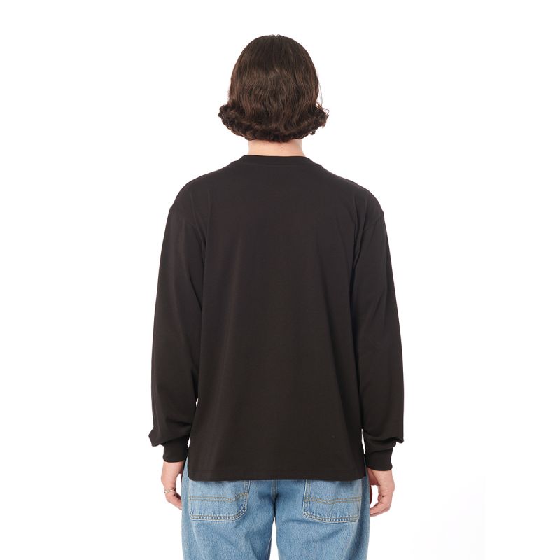 Rassvet Pocket Tag Knit Longsleeve T-Shirt Black