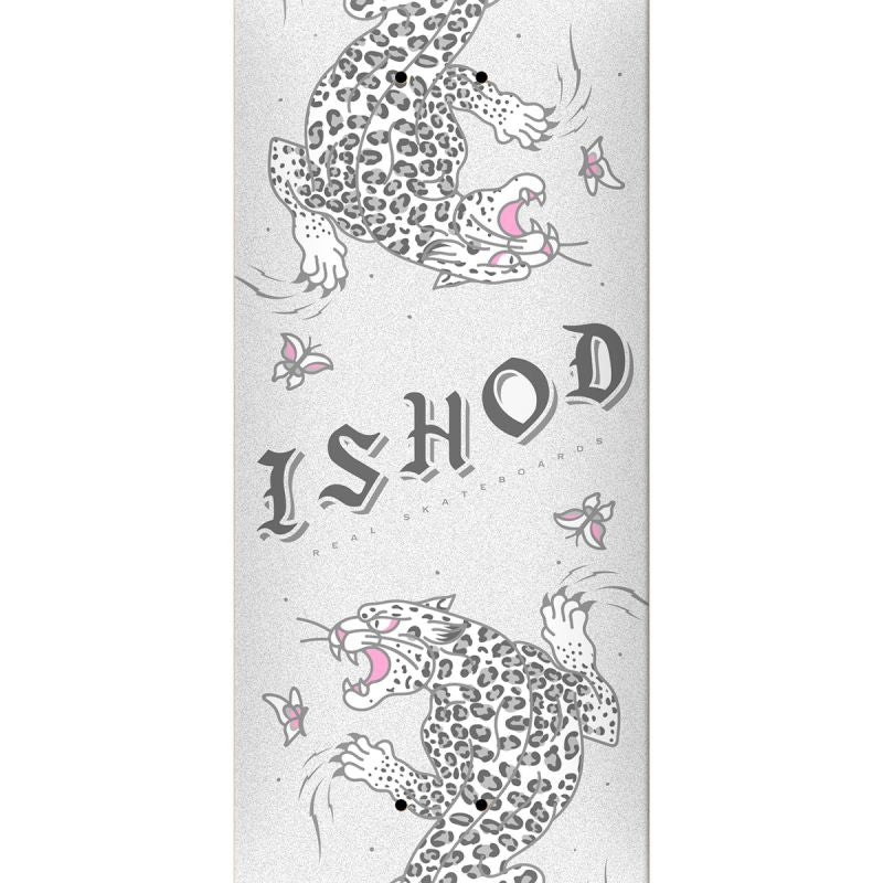 Real Ishod Cat Scratch Glitter Twin Tail Skateboard Deck 8.25