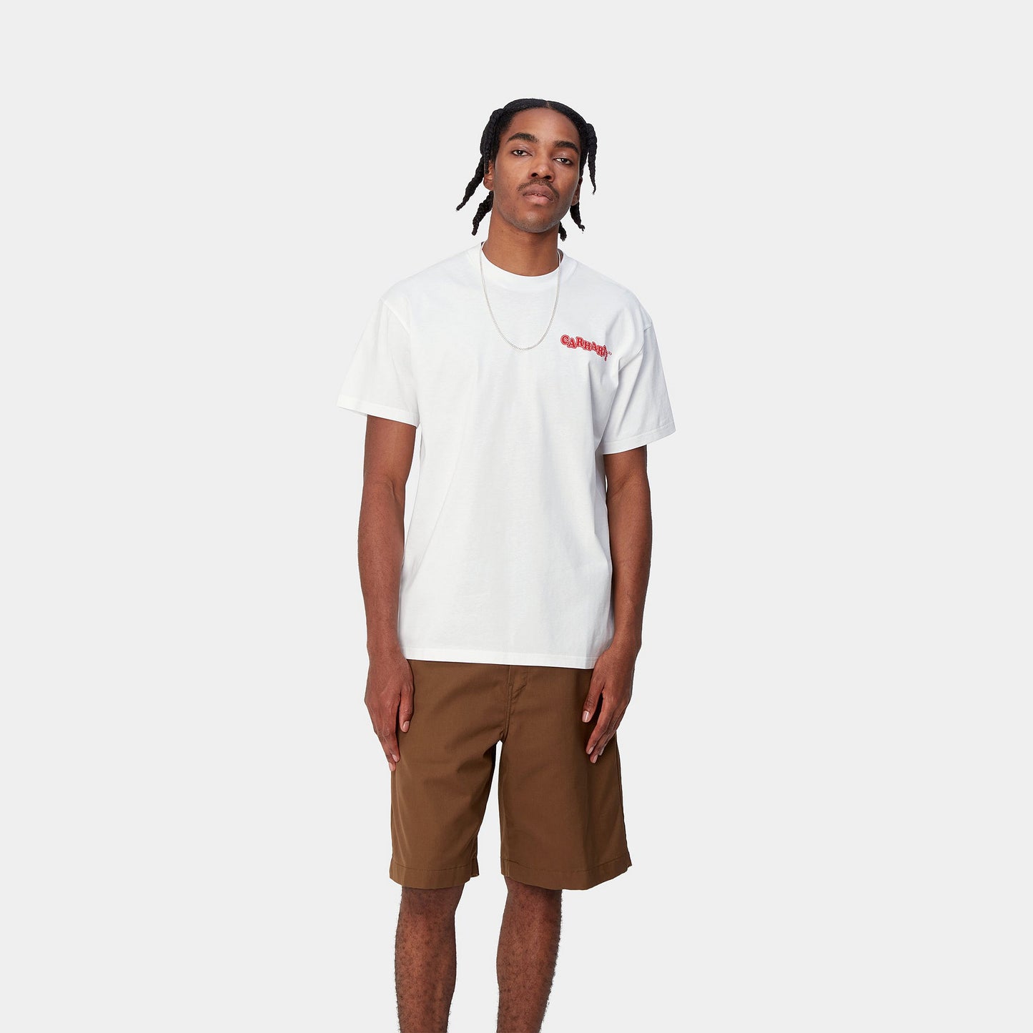Carhartt WIP Fast Food T-Shirt White/Red