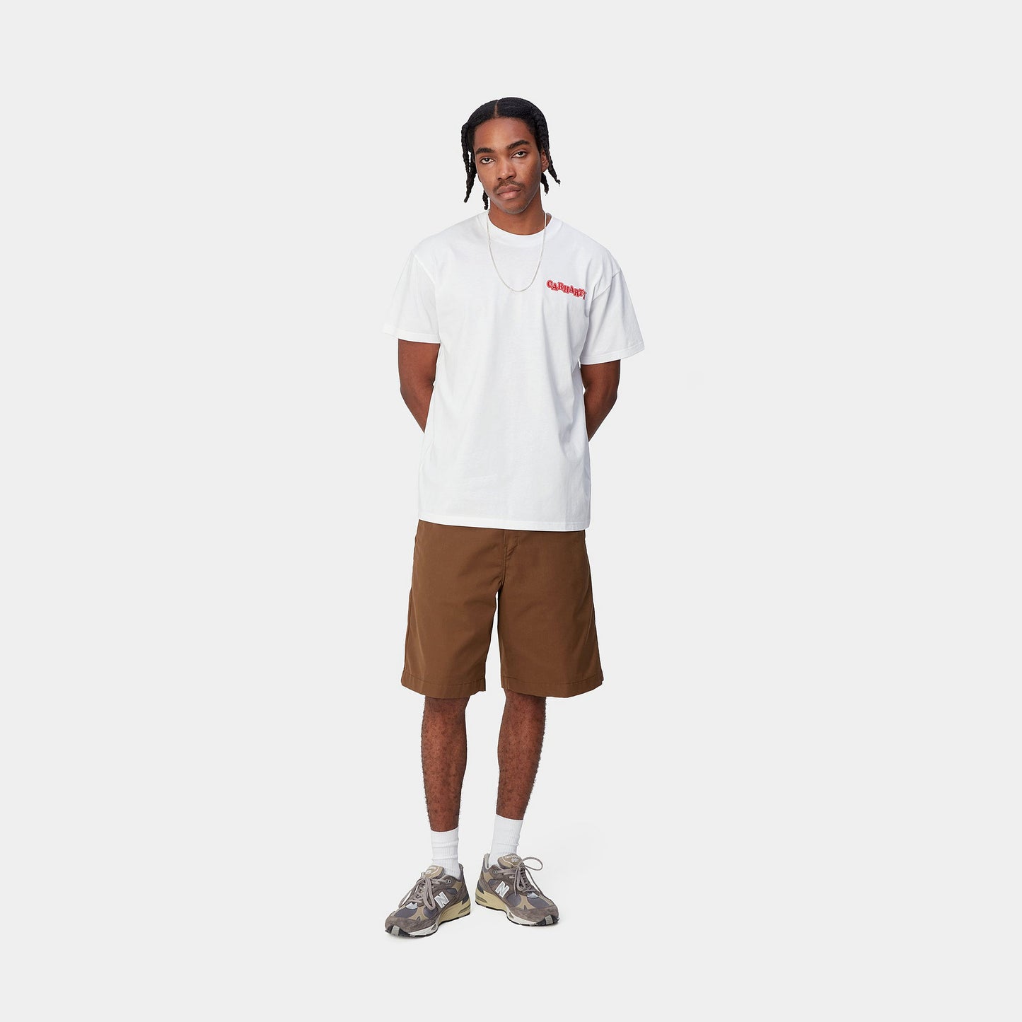Carhartt WIP Fast Food T-Shirt White/Red