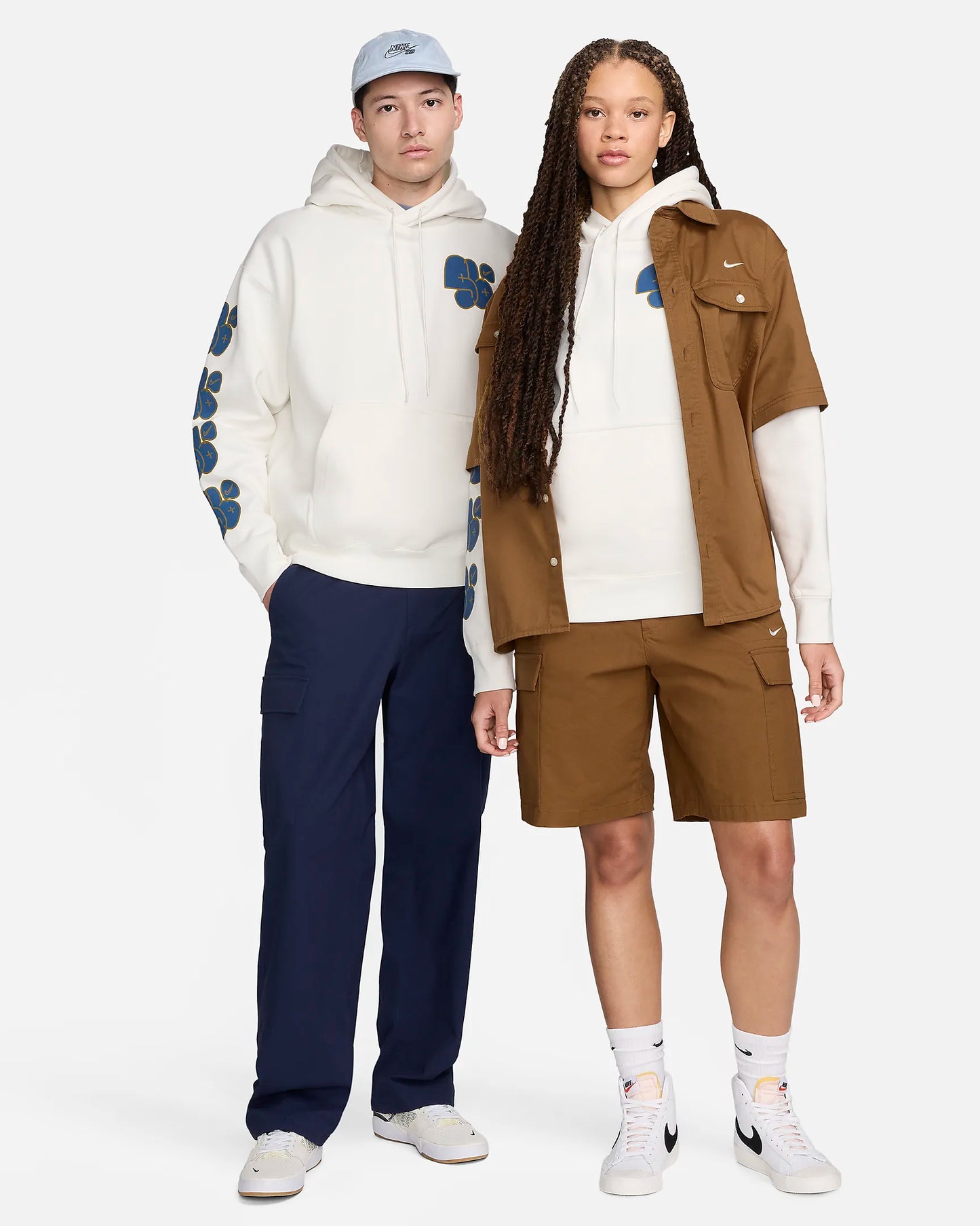 Nike SB Graff GFX Fleece hooded Sweater Sail