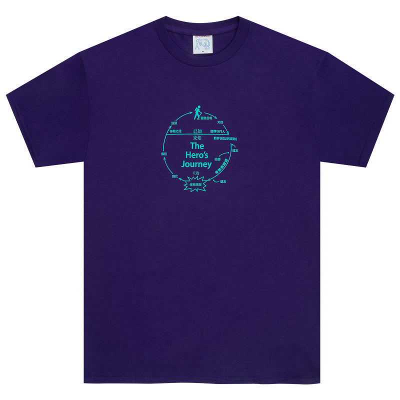 Sci-Fi The Hero's Journey T-Shirt Sport Purple