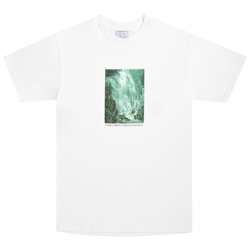 Sci-Fi Waterfall T-Shirt White