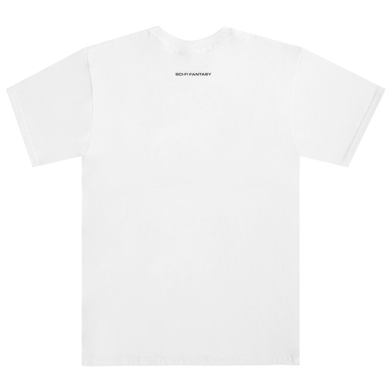 Sci-Fi Waterfall T-Shirt White