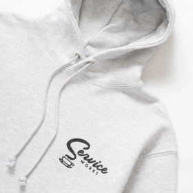 Service Works Espresso Hooded Sweater Ash
