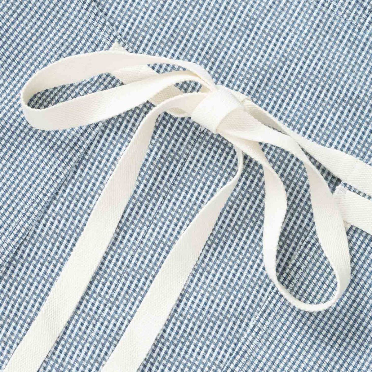 Service Works House Gingham Apron Blue