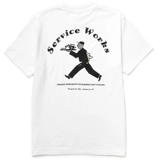 Service Works Waiter T-Shirt White