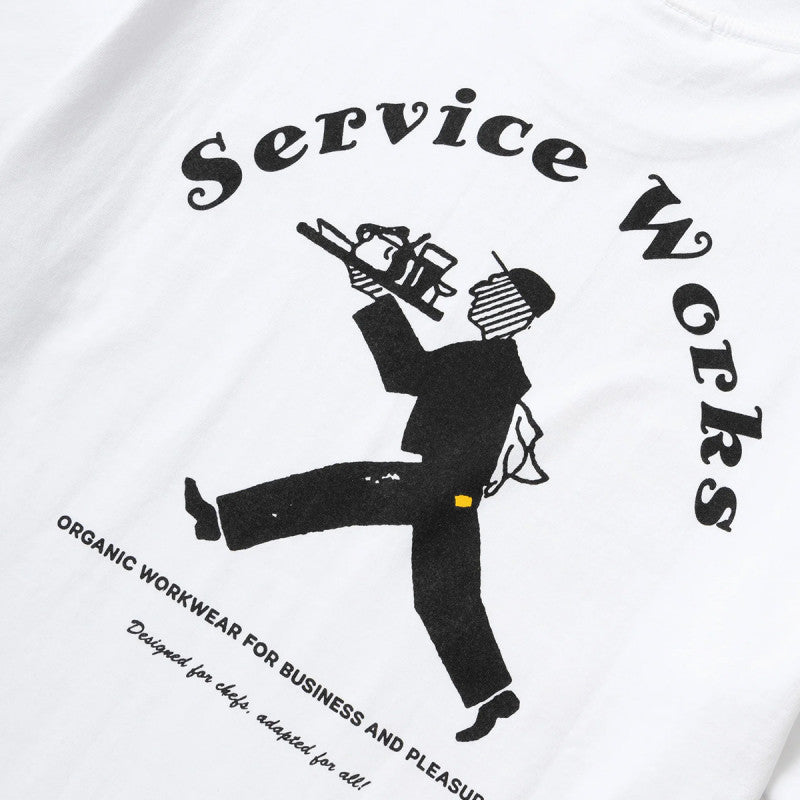 Service Works Waiter T-Shirt White