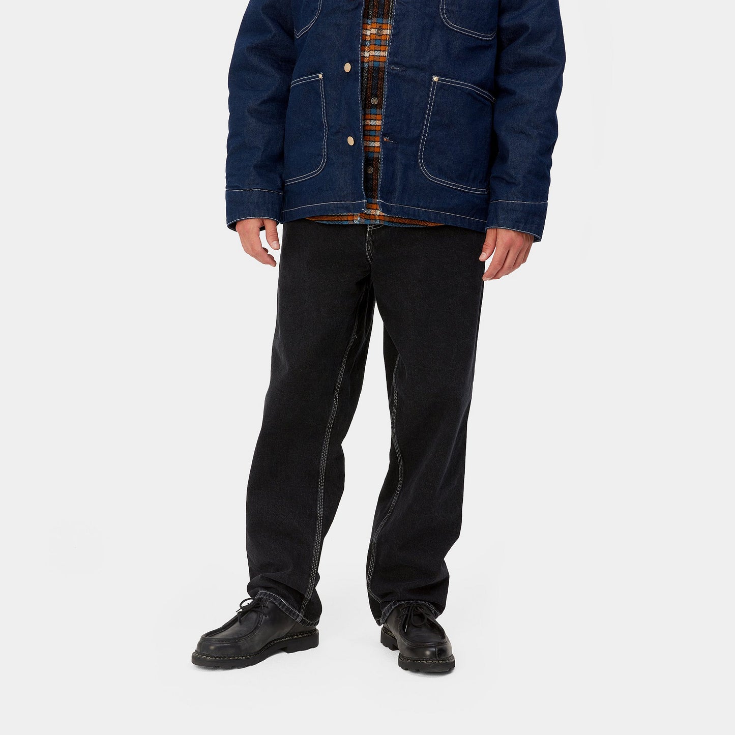 Carhartt WIP Simple Pant Black Stone Washed