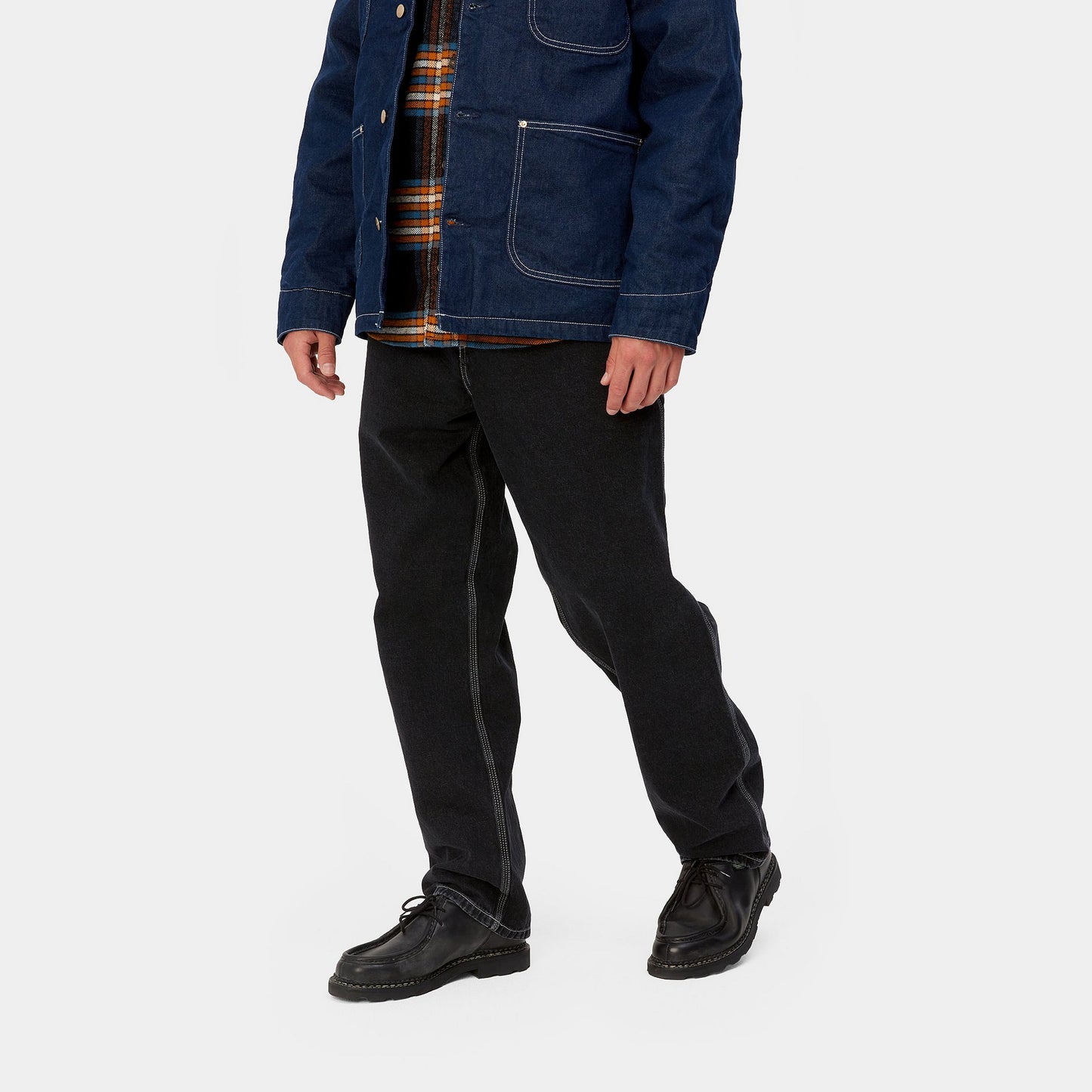 Carhartt WIP Simple Pant Black Stone Washed