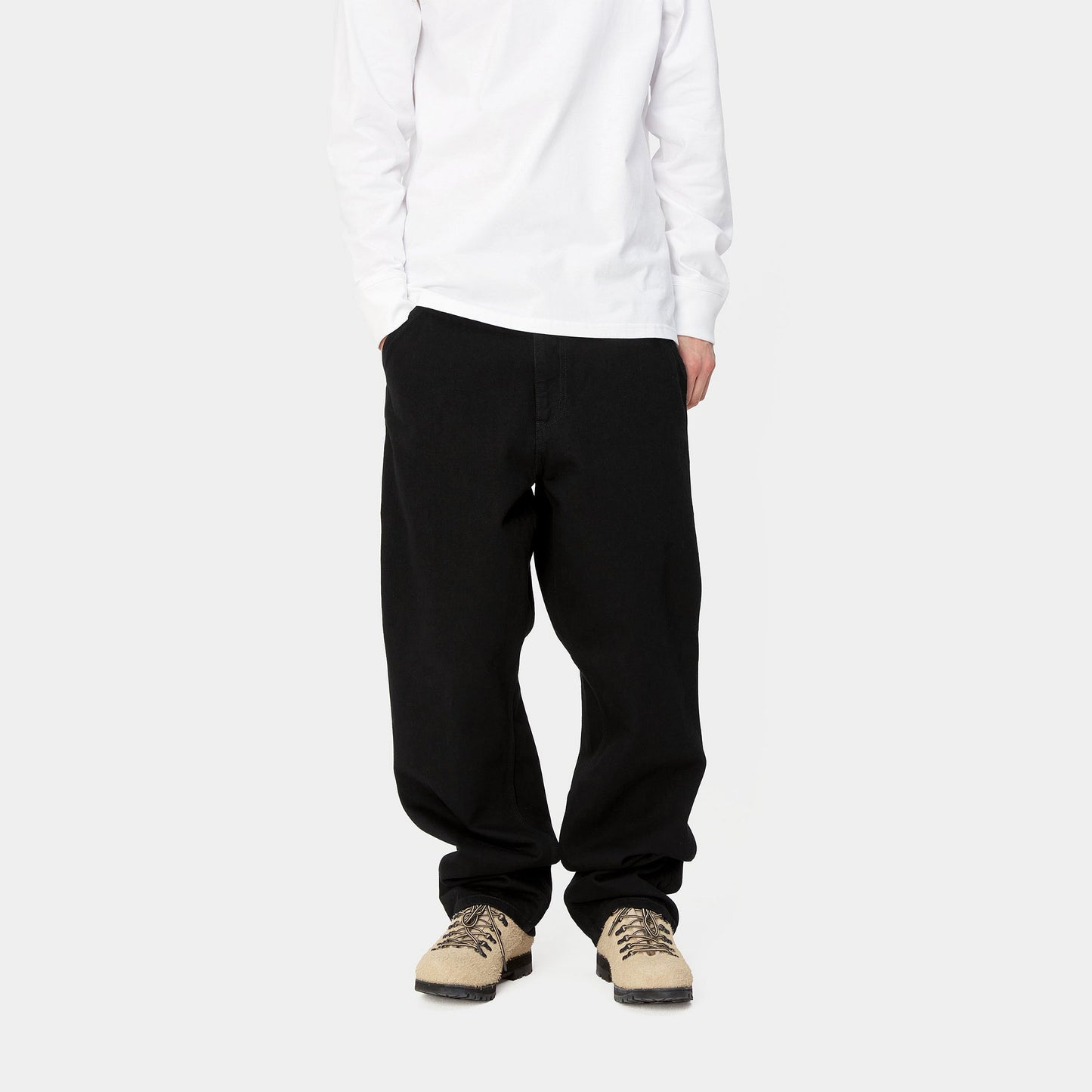 Carhartt WIP Single Knee Pant Black Rinsed