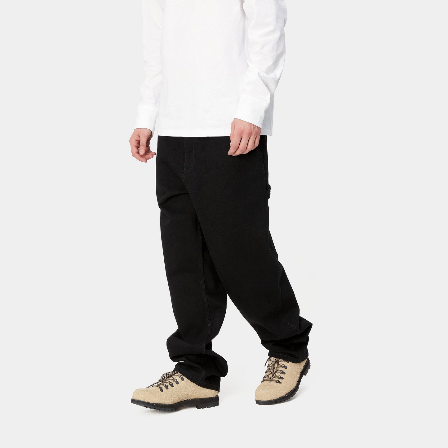 Carhartt WIP Single Knee Pant Black Rinsed