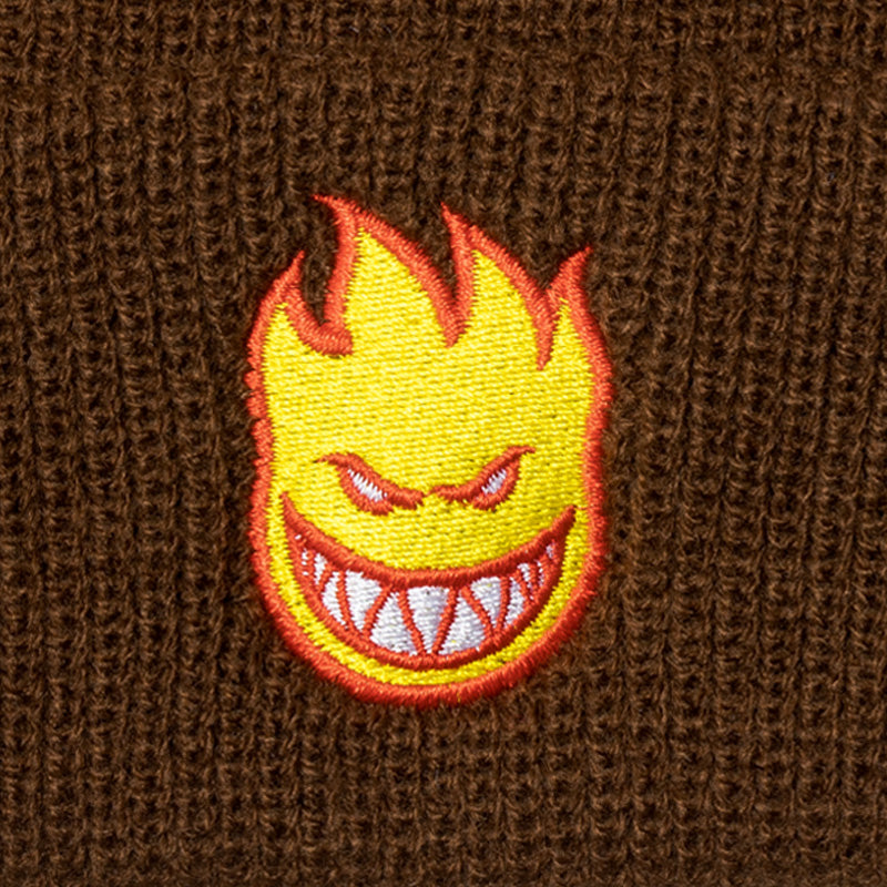 Spitfire Bighead Fill Cuff Beanie Brown/Red/Gold