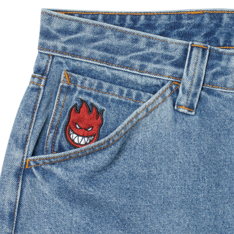 Spitfire Bighead Fill Denim Pants Medium Stone Wash