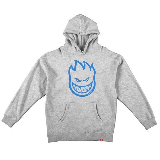 Spitfire Bighead Hoodie Grey Heather/Light Blue