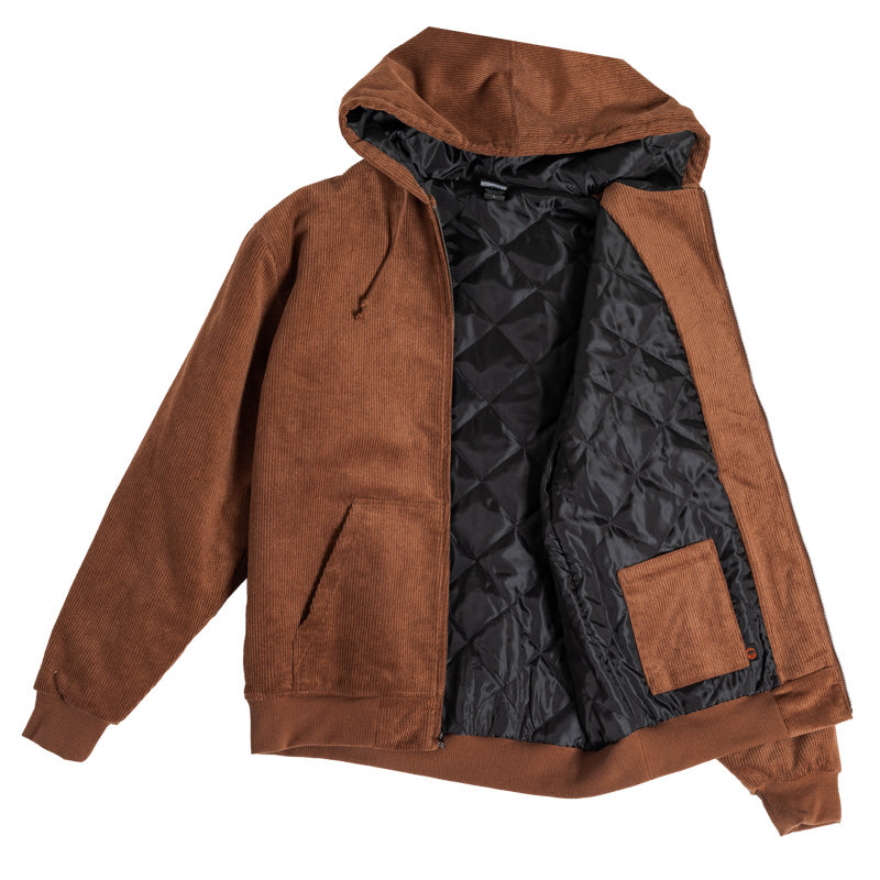 Spitfire Classic '87 Swirl Corduroy Hood Custom Jacket Brown/Black