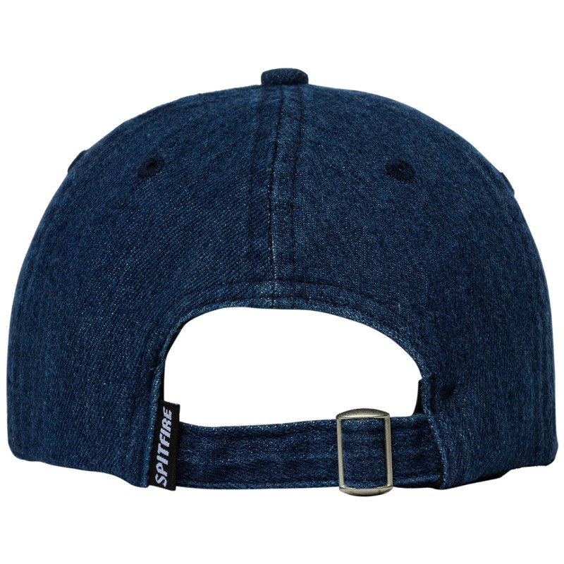 Spitfire Flames Script Strapback Denim