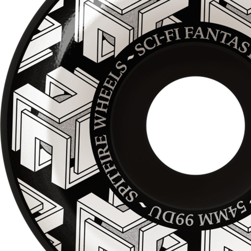 Spitfire x Sci-Fi Fantasy Formula Four Dyson Conical Wheels Black 99D 54mm