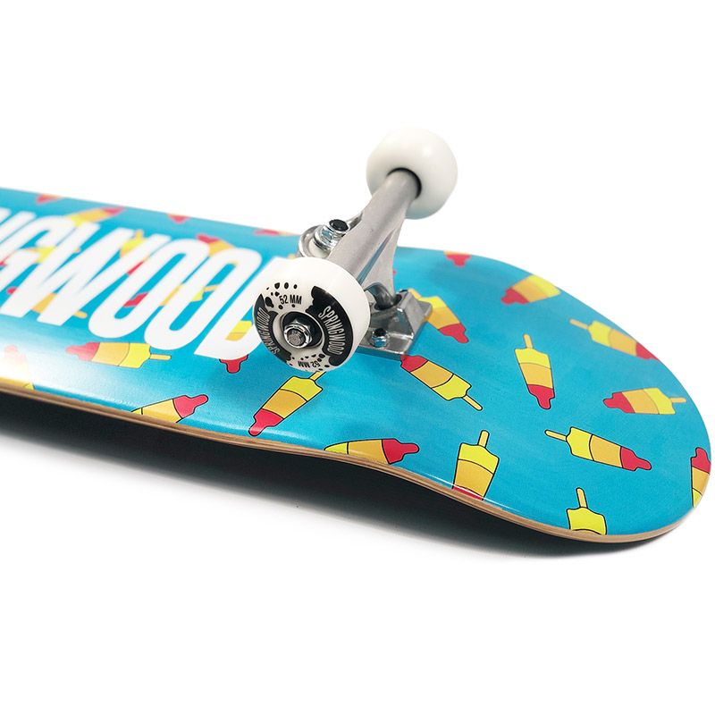 Springwood Rocket Air Complete Skateboard Turquoise 8.0