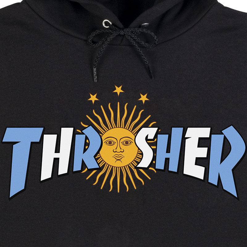 Thrasher Argentina Estrella Hoodie Black
