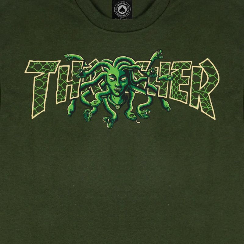 Thrasher Medusa T-Shirt Forest Green