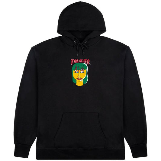 Thrasher Talk Shit By Gonz Hoodie Black