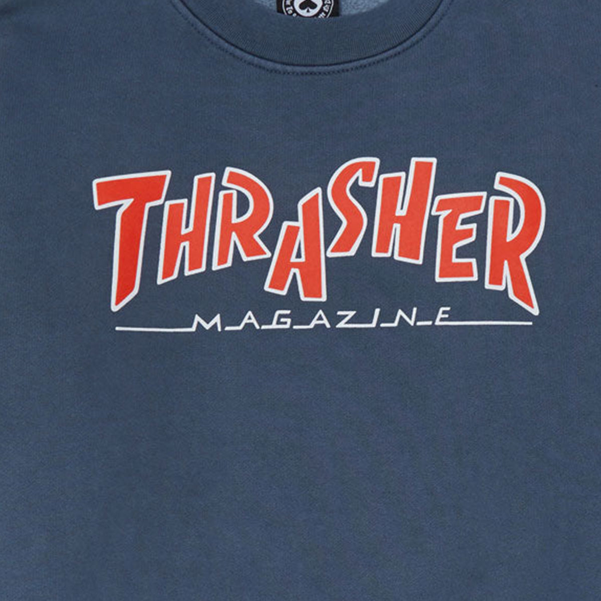 Thrasher x Parra Mag Vintage Crewneck Sweater Blue