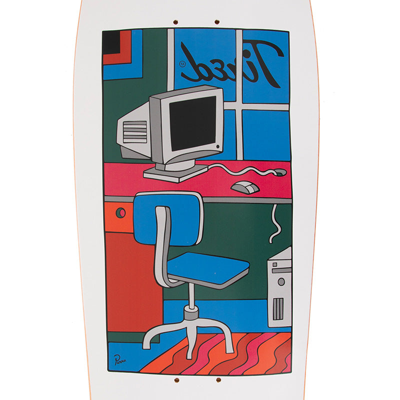 Tired Workstation Skateboard Deck 1989