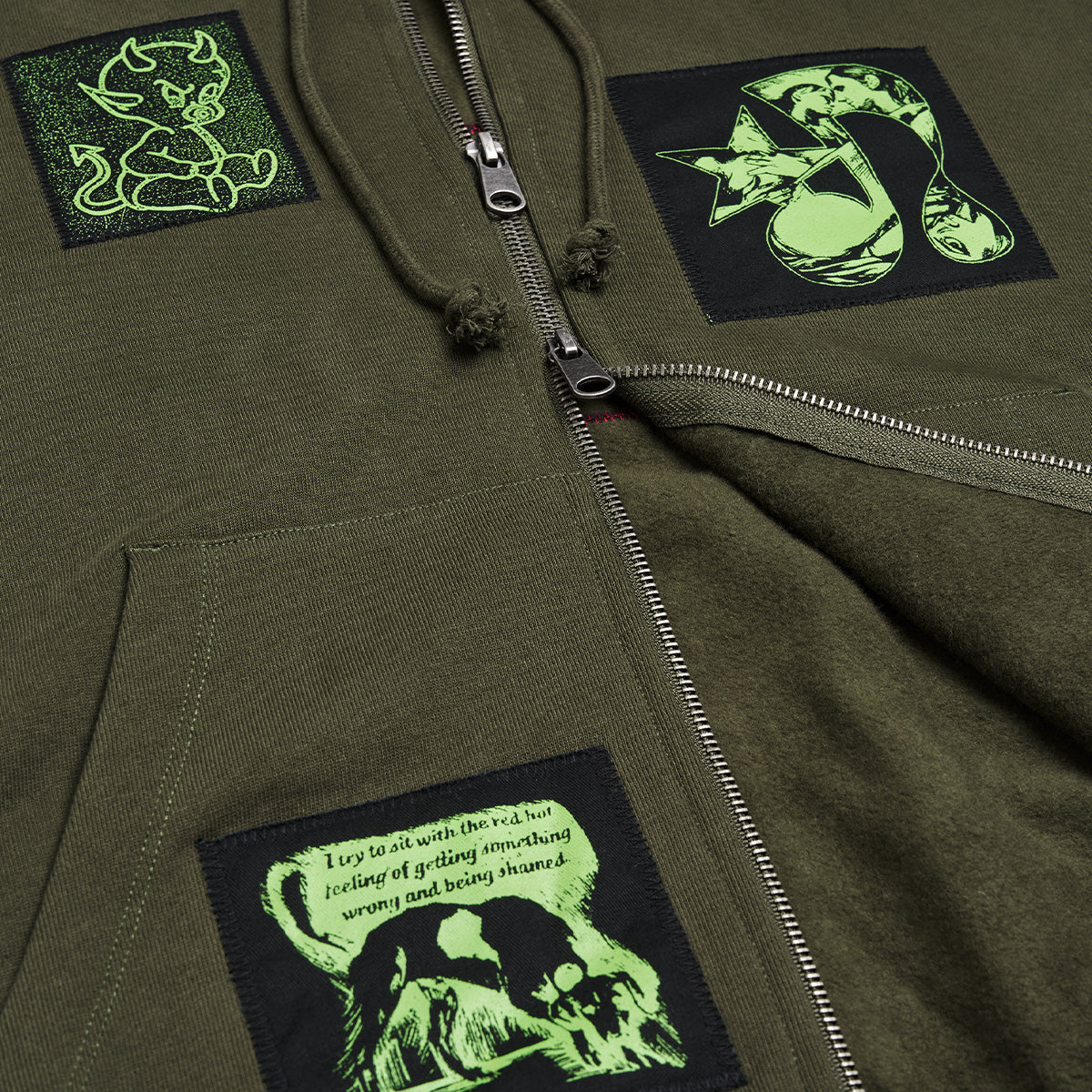 Token Carly Zip-Up Hoodie Trench