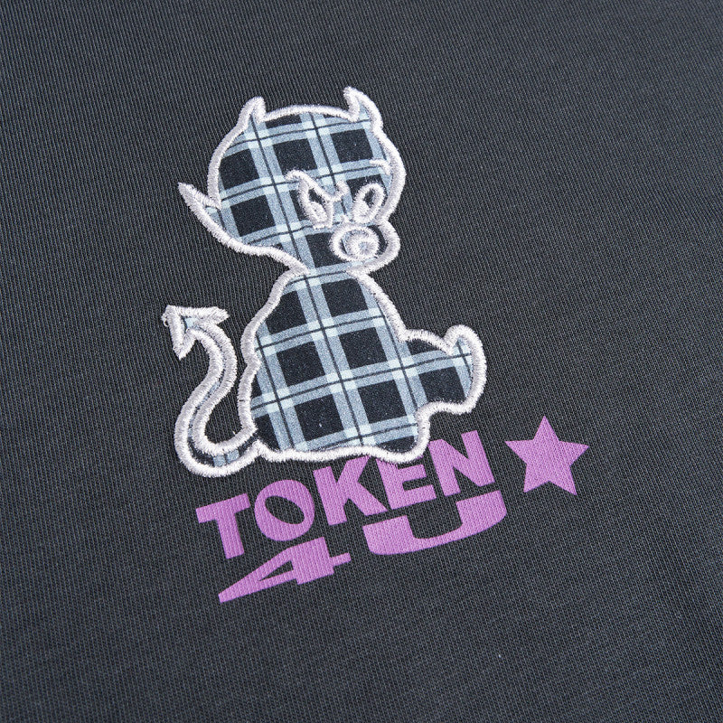 Token Plaid Devil T-Shirt Black