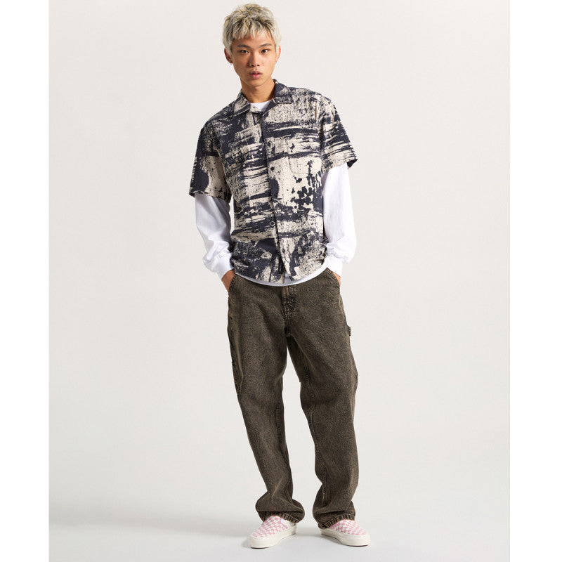 Vans Fallon Woven Shirt Taupe Mist/Black