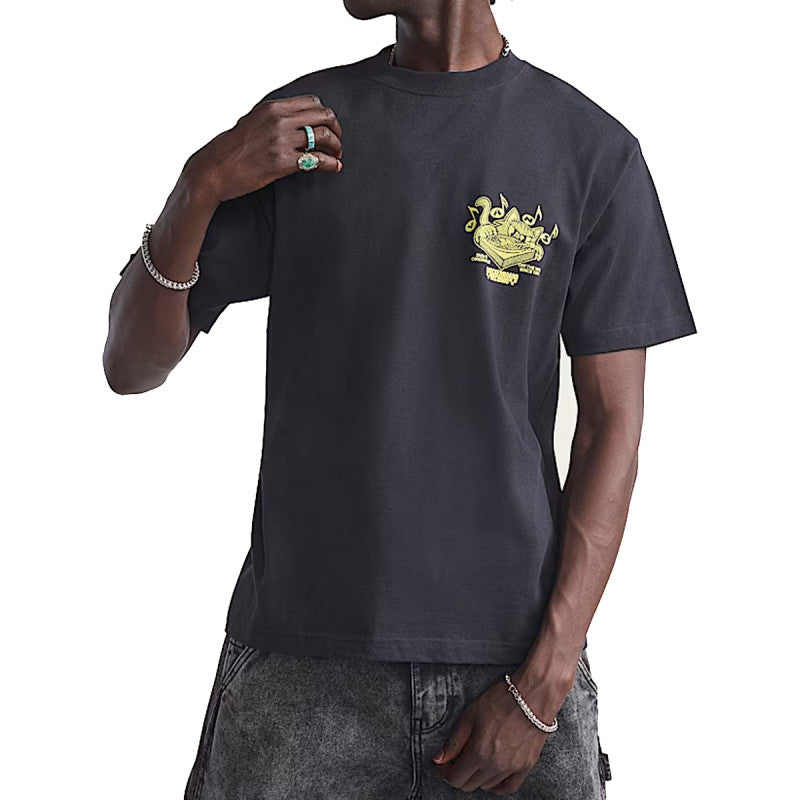 Vans Scratched Records T-Shirt Black