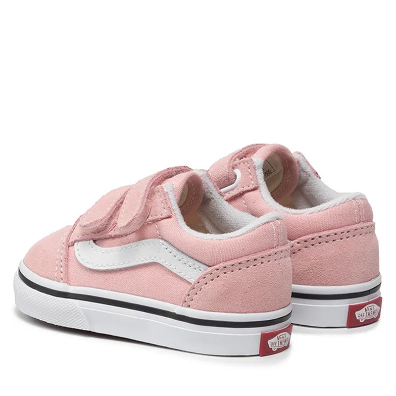 Vans Toddler Old Skool V Powder Pink/True White