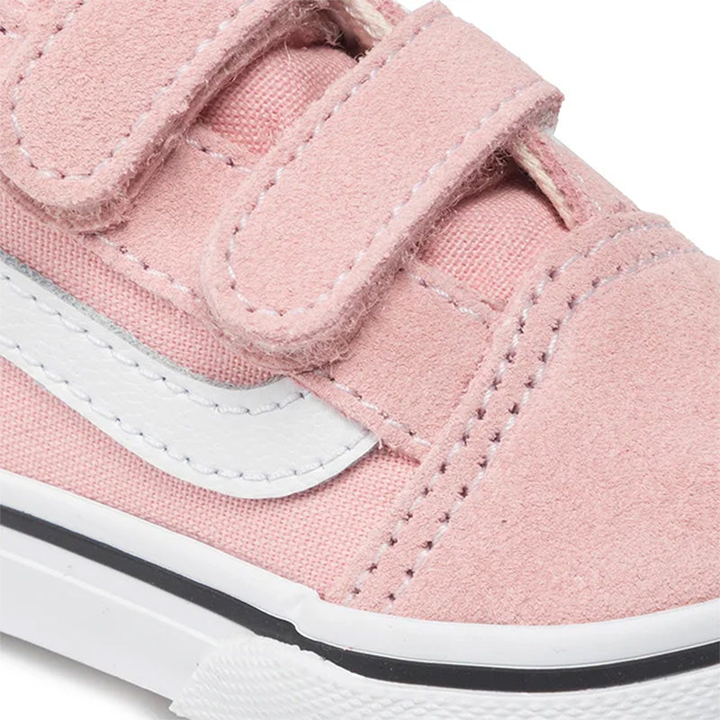 Vans Toddler Old Skool V Powder Pink/True White