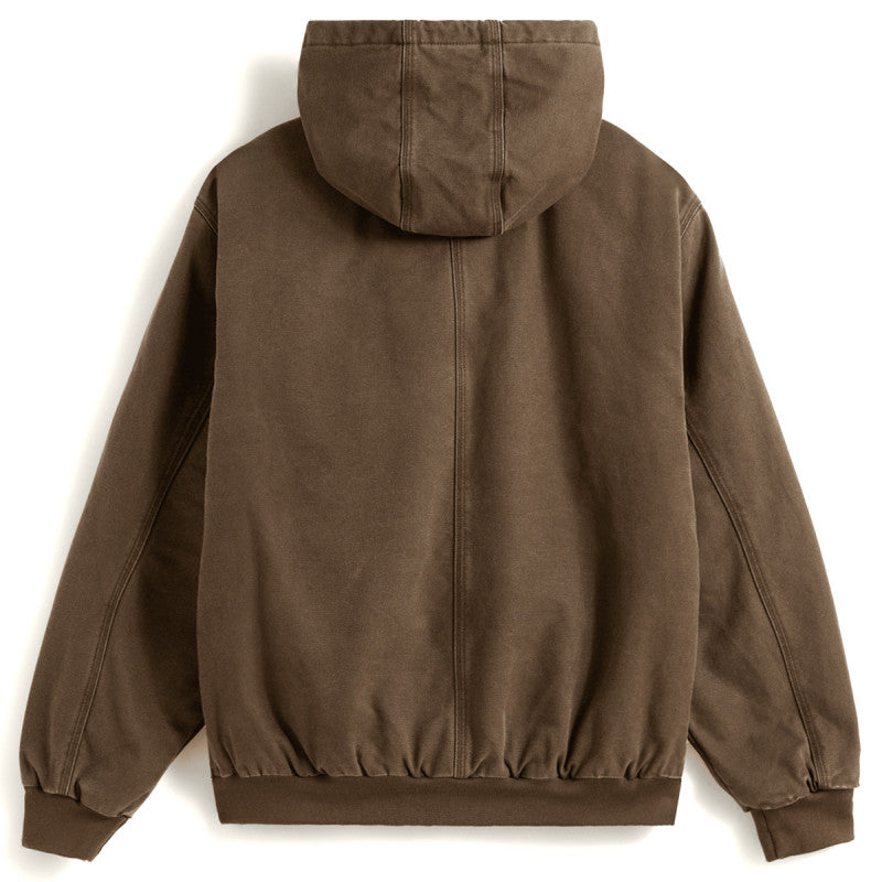 Vans Workwear Canvas Full Zip Jacket Coal Brown