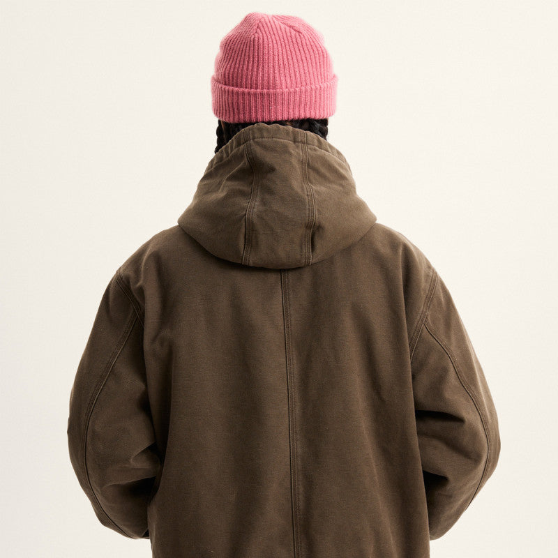 Vans Workwear Canvas Full Zip Jacket Coal Brown