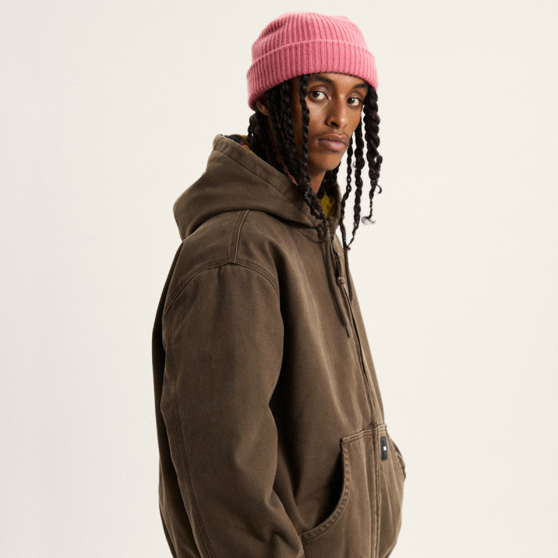 Vans Workwear Canvas Full Zip Jacket Coal Brown