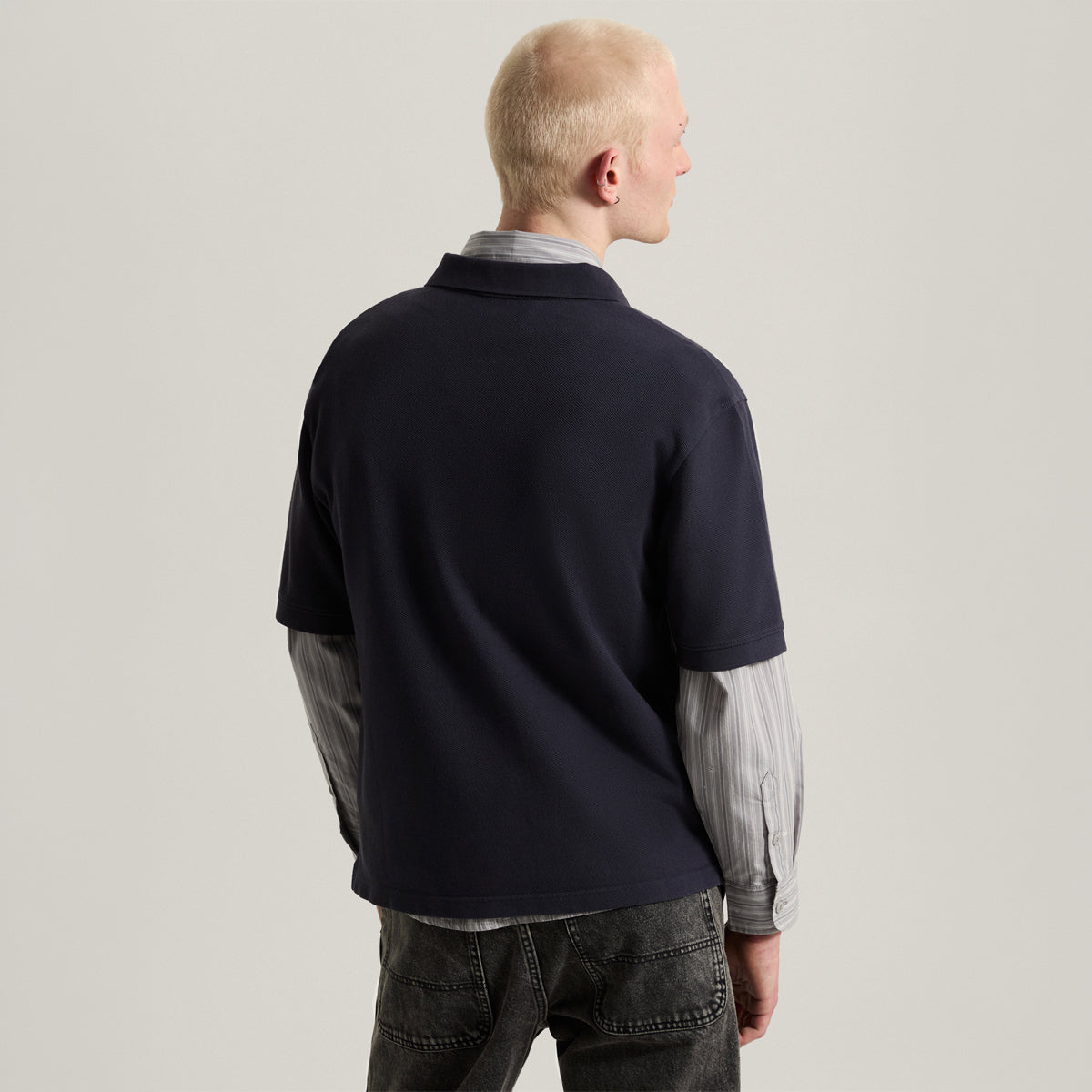 Vans X Rowan Z Washed Polo T-Shirt Parisian Night
