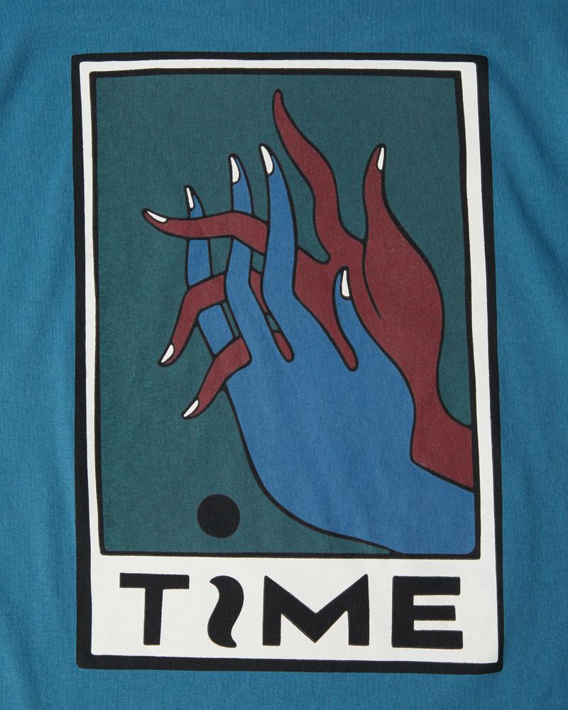 By Parra Hands Of Time T-Shirt Blue