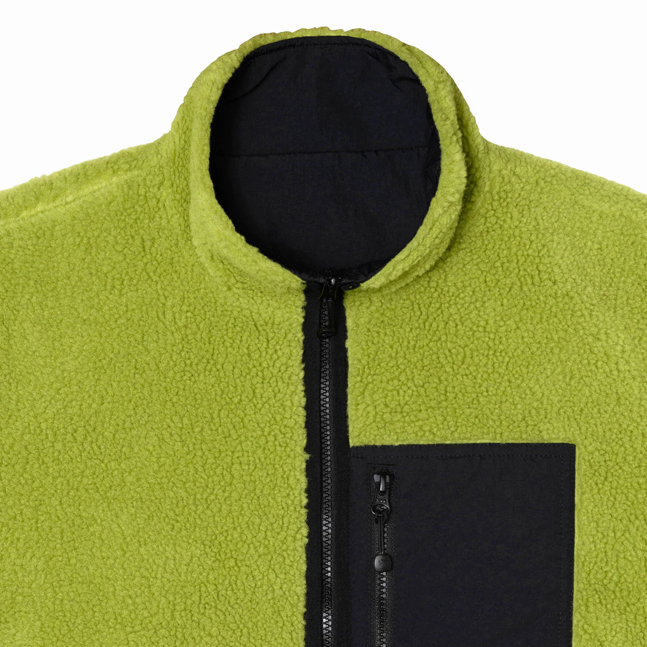Stüssy Sherpa Reversible Jacket Moss Green